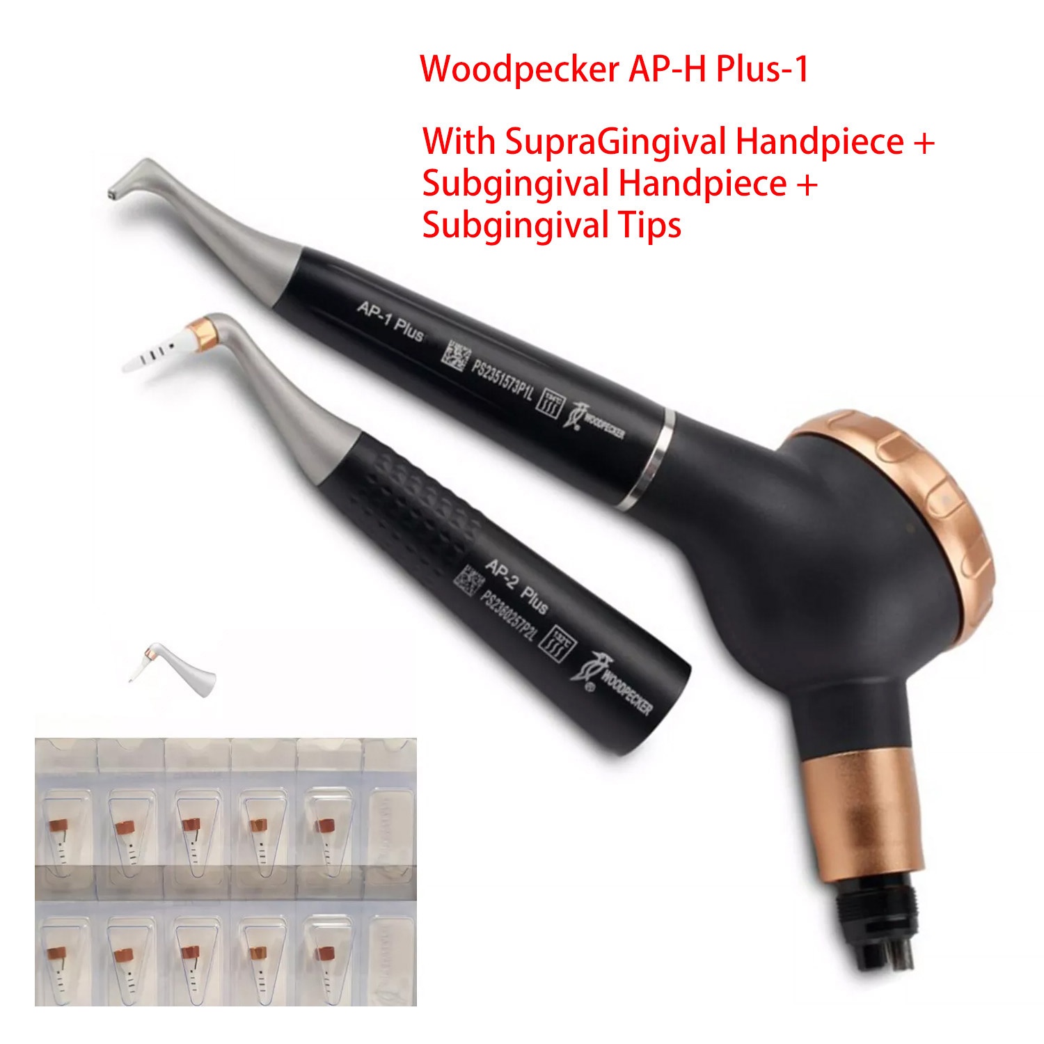 Woodpecker AP-H Plus Dental Air Flow Polisher Prophy Handpiece SupraGingival / Subgingival